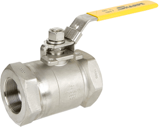 Series 50F76 316 Stainless Steel Ball Valve, Seal Welded