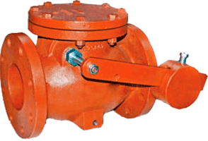 Series 20FCW Flanged Cast Iron Swing Check Valve with Lever and Weight