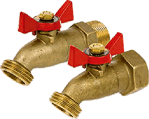 Series 361 and 362 Brass No Kink Hose Bibb, 1/4 Turn