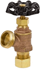 Series 106 Brass Boiler Drain, Compression Inlet