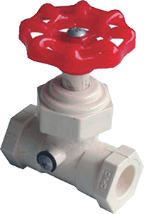 Series 8135 CPVC Straight Stop Valve with Drain