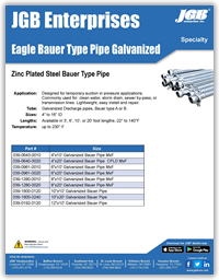 Eagle Bauer Type Pipe Galvanized