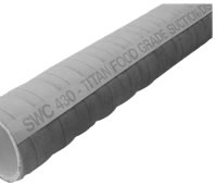 SWC430  Corrugated Food Hose - White Nitrile Tube