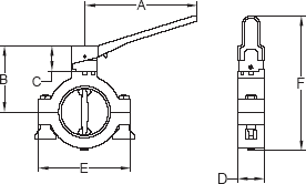 Clamp Butterfly Valves