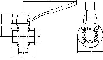 Clamp End Butterfly Valves