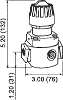 Wilkerson Compact Regulators - 3 Ports