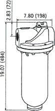 Wilkerson Heavy Duty Modular Coalescing Filter - SCFM 710