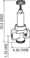 Wilkerson High Pressure High Flow Regulator-R30