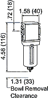 Wilkerson Miniature Filter with Guard