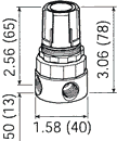 Wilkerson Miniature Water Regulator