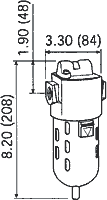 Wilkerson Modular Coalescing Filter - 10 oz.