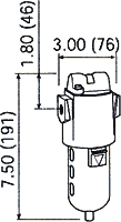 Wilkerson Modular Coalescing Filter - 5 oz.