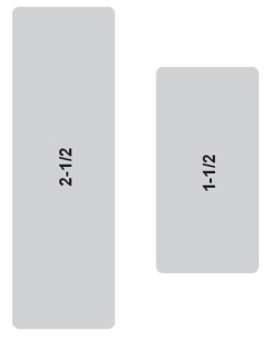 Fittings Size Chart - Male NST Thread Sizes