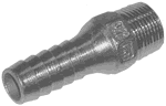 Steel Hex Combination Hose Nipples - SPN Series (Plated Steel)