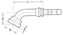 Supercat Flange 60° Elbow One-Piece