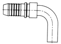 Standpipe 90° Bent Tube Metric DIN 3901/3902 Light Type