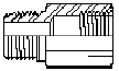 SHF / 5405 - Male NPT x Female NPT