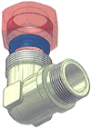 Malone / Male Metric Parallel to Tube 90 Degree Elbow 