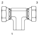 Tompkins / 1602 Pipe Branch Tee Swivel Union