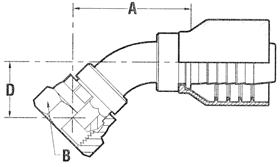 BSP Female 45° Elbow