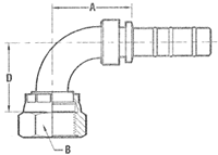 ORFS Female 90° Elbow