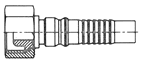 DIN Metric Female 45° and 90° Bent Tube Heavy Type