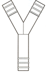 Plastic Barbed Fittings and Hose Nipples / Y Connector