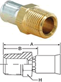 10191N Male Taper Pipe Rigid