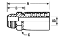 JIC 37° MALE RIGID