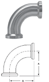 90° Female I-Line Elbows - B2CI