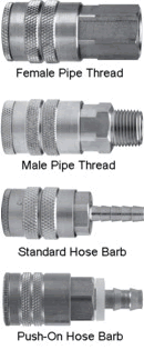 Dixon Air Chief Industrial Interchange Semi-Automatic Quick-Connect Couplers