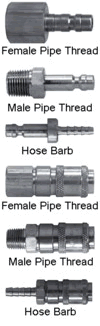 Dixon Air Chief A Series Quick-Connect Plugs and Couplers