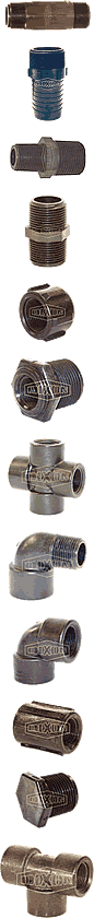 Dixon Schedule 80 Threaded Polypropylene Fittings