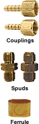 Dixon Brass Oxy-Acetylene Hose Couplings