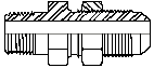 SHF / 2706 - Male NPT x Male JIC Bulkhead