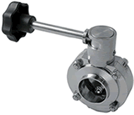 B5101 Series Butterfly Valve with Infinite Handle, Buttweld End