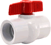 White PVC Compact Ball Valves T/S-601