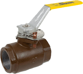 Series OP54CC6DV Carbon Steel Ball Valve, 2-Piece