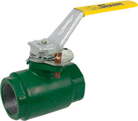 Series OP54CE6DV Ductile Iron Ball Valve, 2-Piece