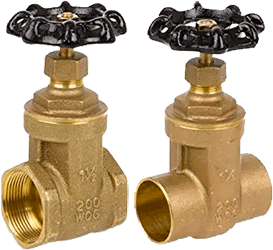 Series 8501 and 8502 Brass Gate Valve