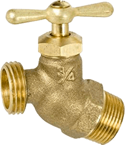 Series 161 Brass No Kink Hose Bibb, MIP Inlet