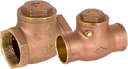 Series 9191L and 9192L Brass Swing Check Valve